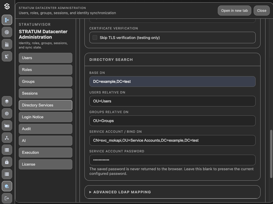 Active Directory Directory Search