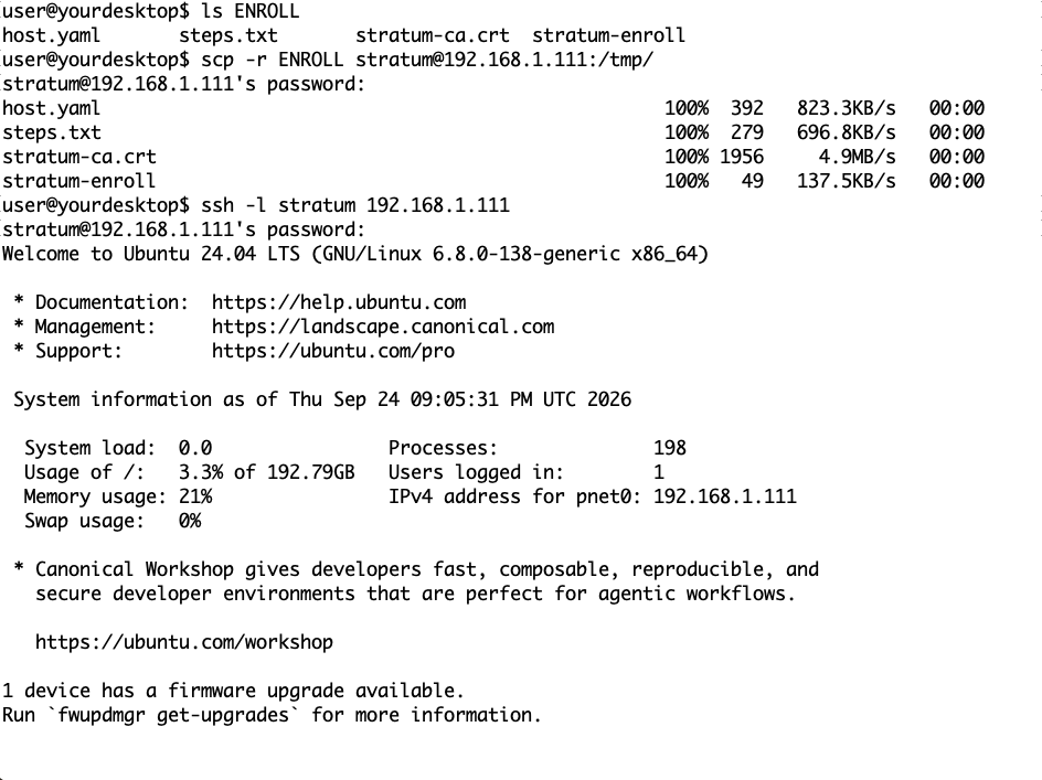 Copy Enrollment Files To Compute Worker