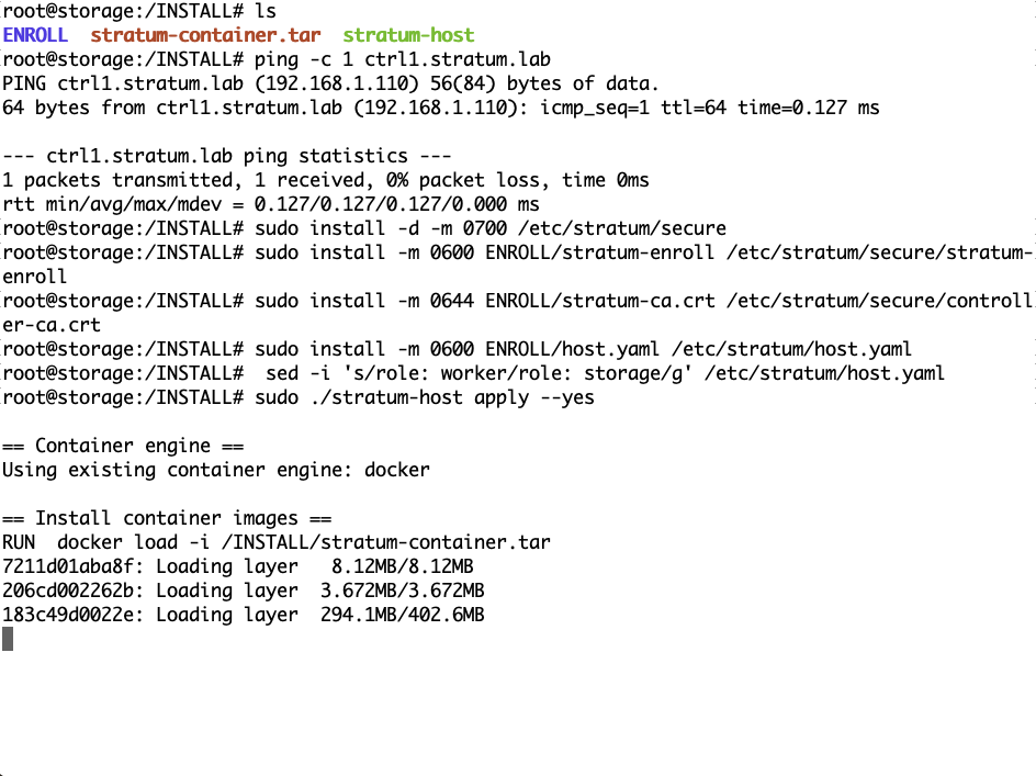 Prepare Storage Worker Host
