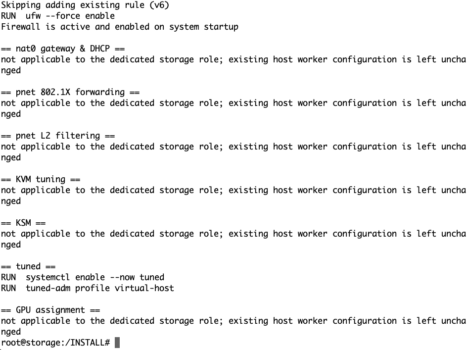 Storage Worker Host Setup Complete