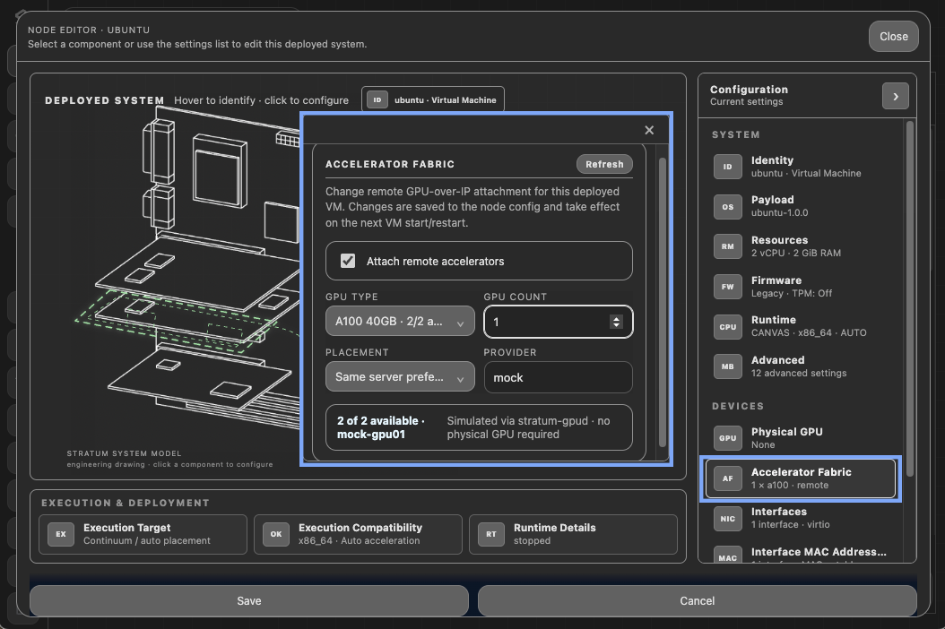 Attach STRATUM GPU