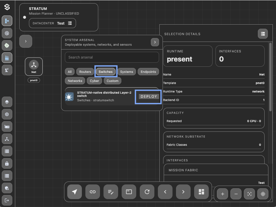 Deploy Switch From System Arsenal