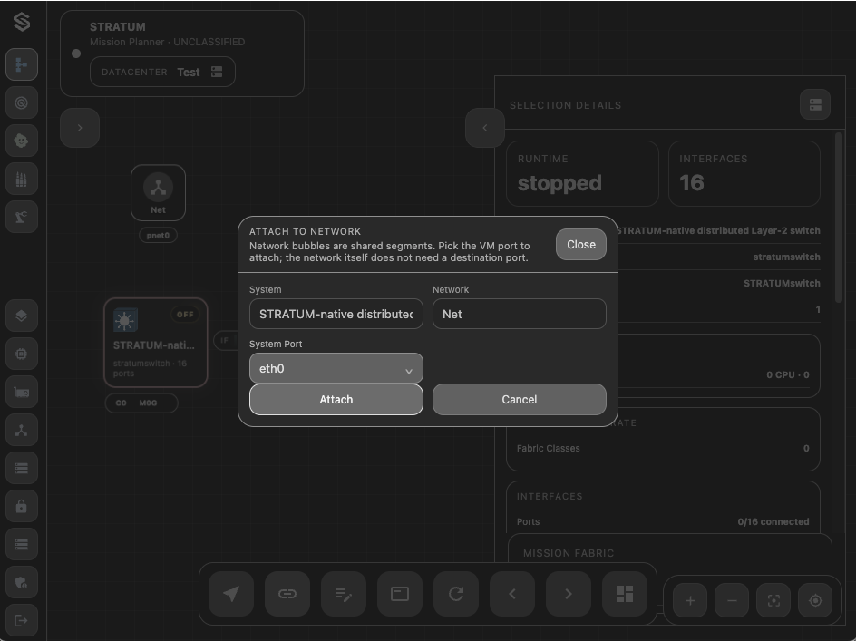 Select Switch Network Ports