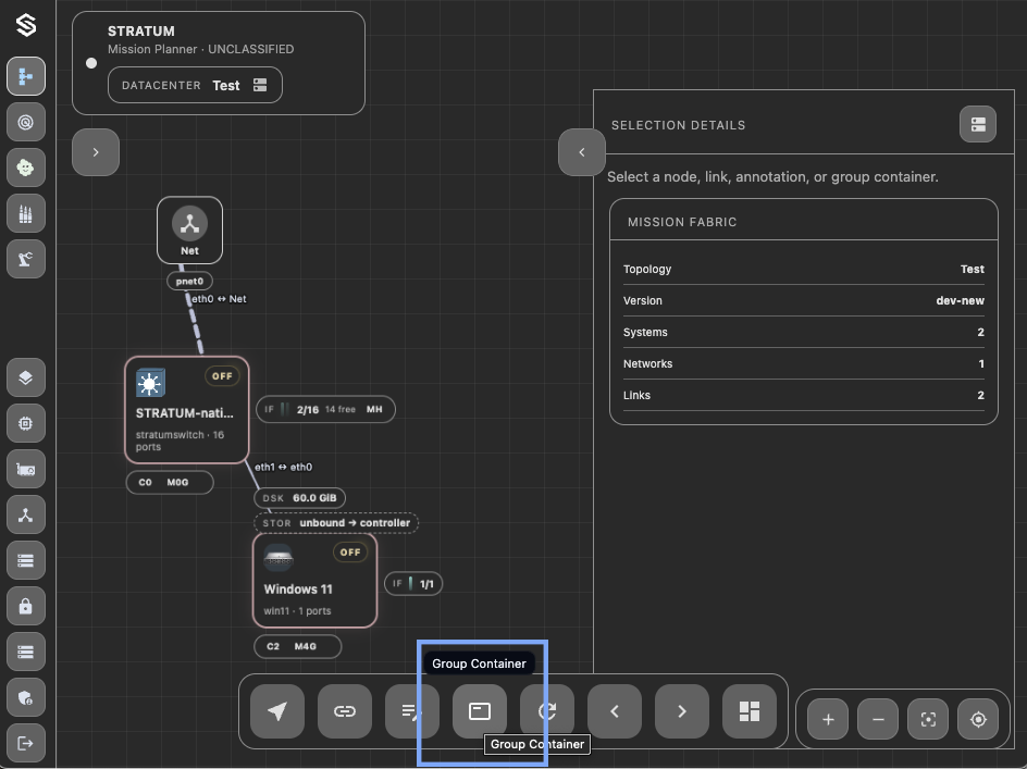 Group Container Tool