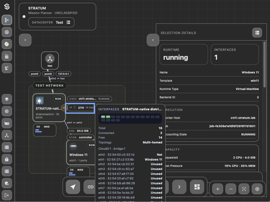 Interface Status Pill