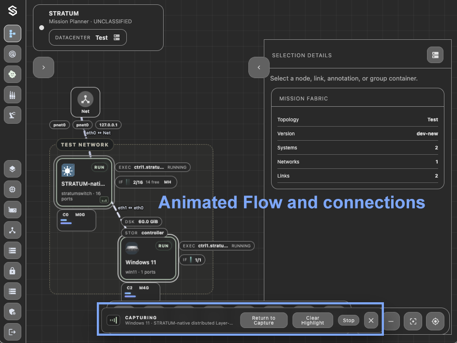 Canvas Traffic Flow Visualization