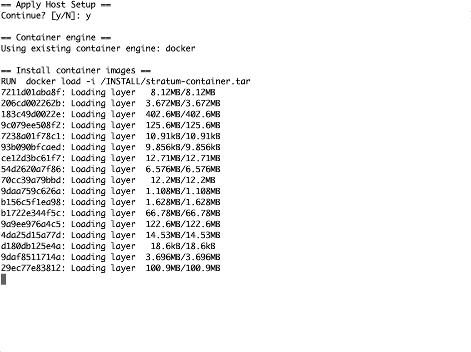 Container Image Layers Loading