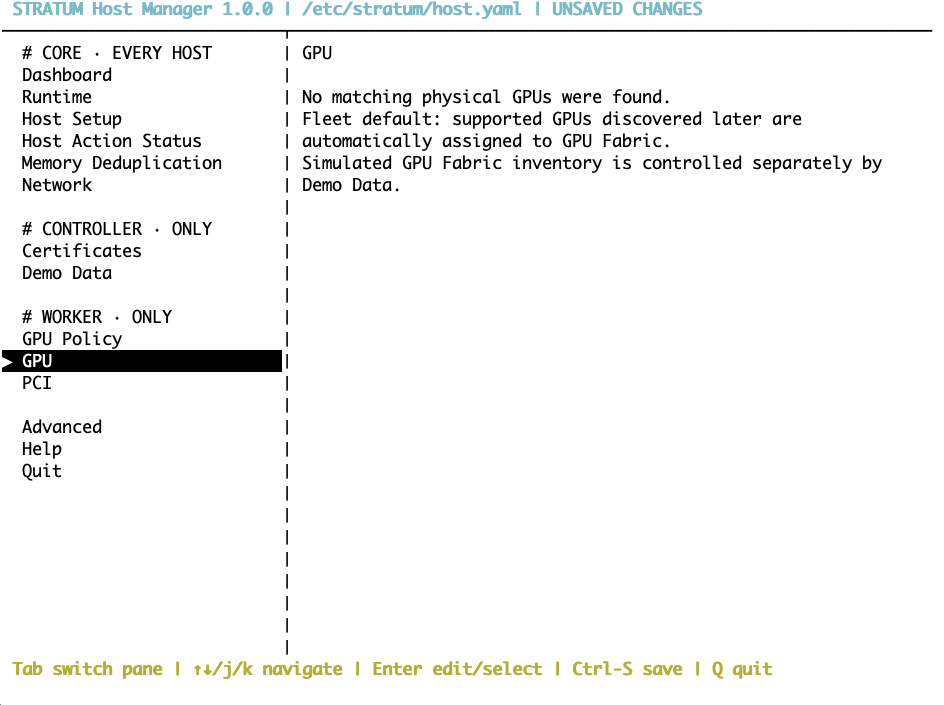 Host Manager GPU Passthrough