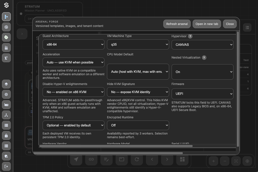 Windows Template VMM Hardware Settings