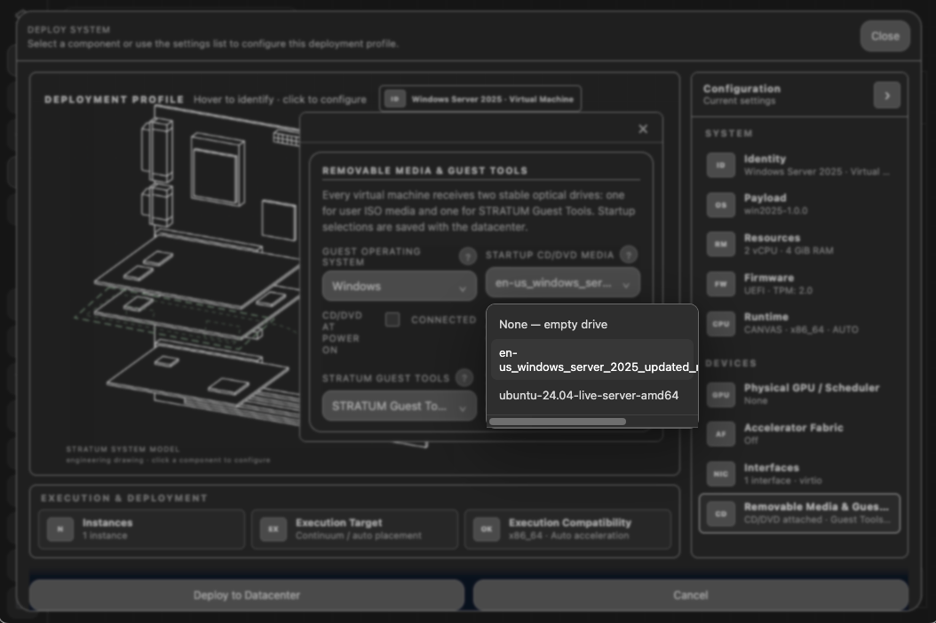 Attach Windows Install Media